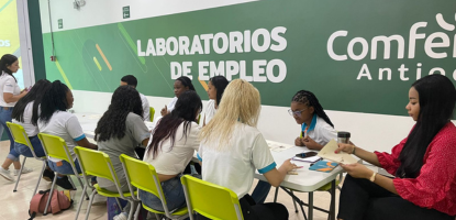 De pasantía en Comfenalco